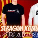 Bikin kaos seragam komunitas murah kualitas premium seragam A26