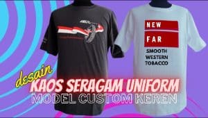 Jasa konveksi desain kaos seragam piknik berkualitas